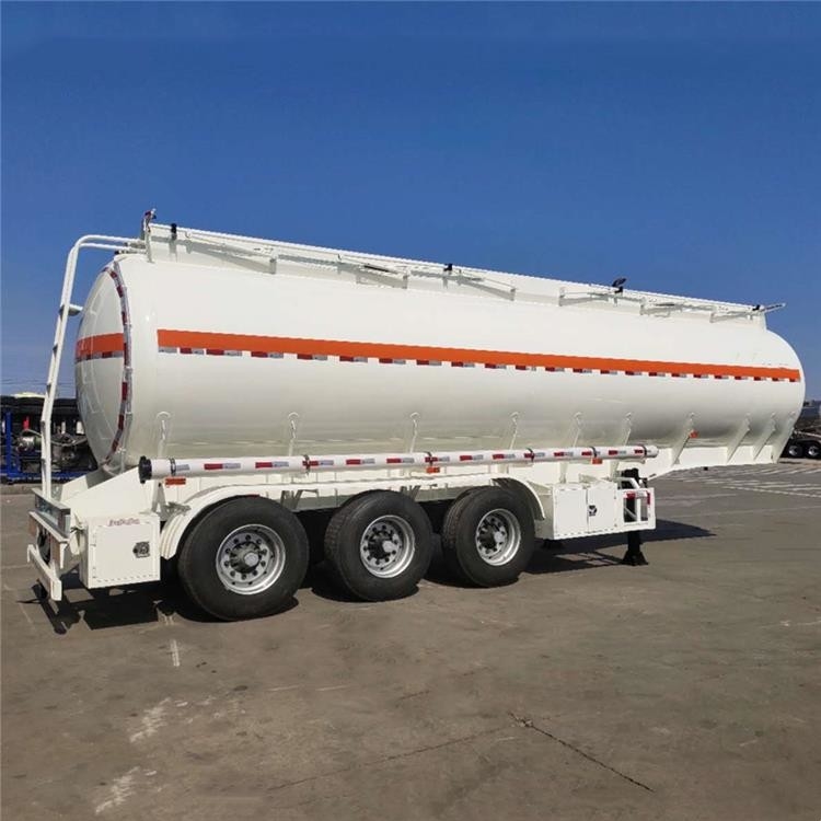 Tri Axle 45000 Liters Aluminum Tanker Trailer for Sale with Best Price supplier