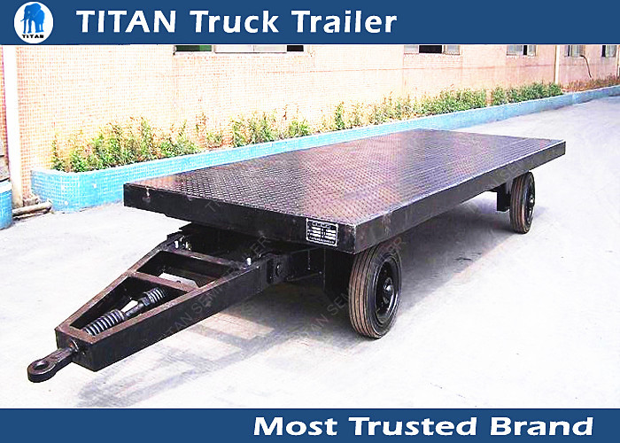 Single / double axles pintle hitch trailers with front board