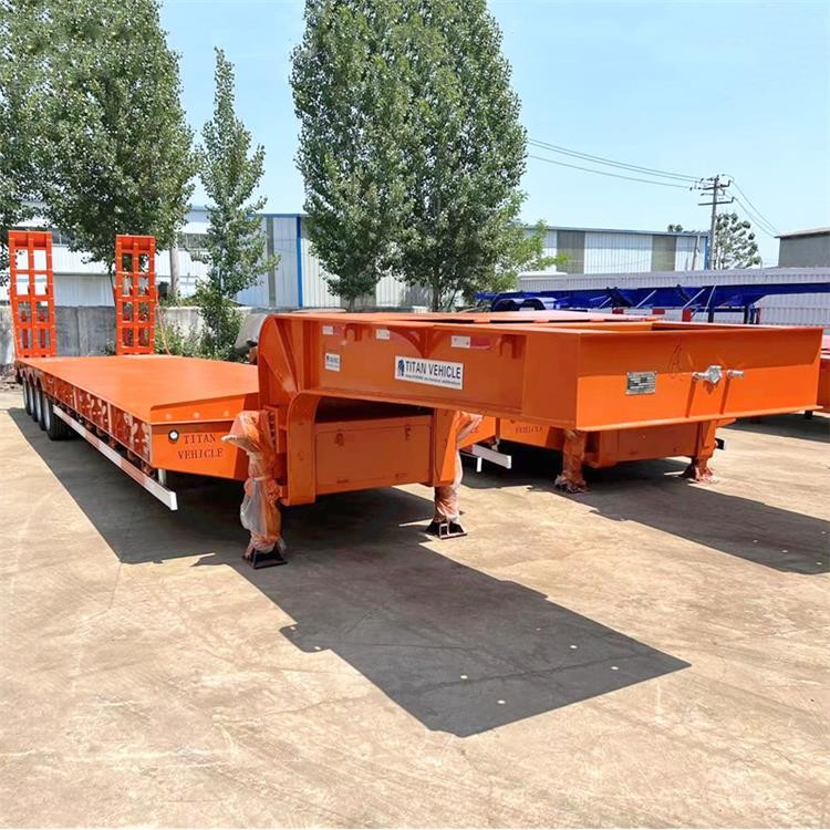 4 Axle 80/100 Ton Heavy Duty Lowboy Trailers for Sale Near Me