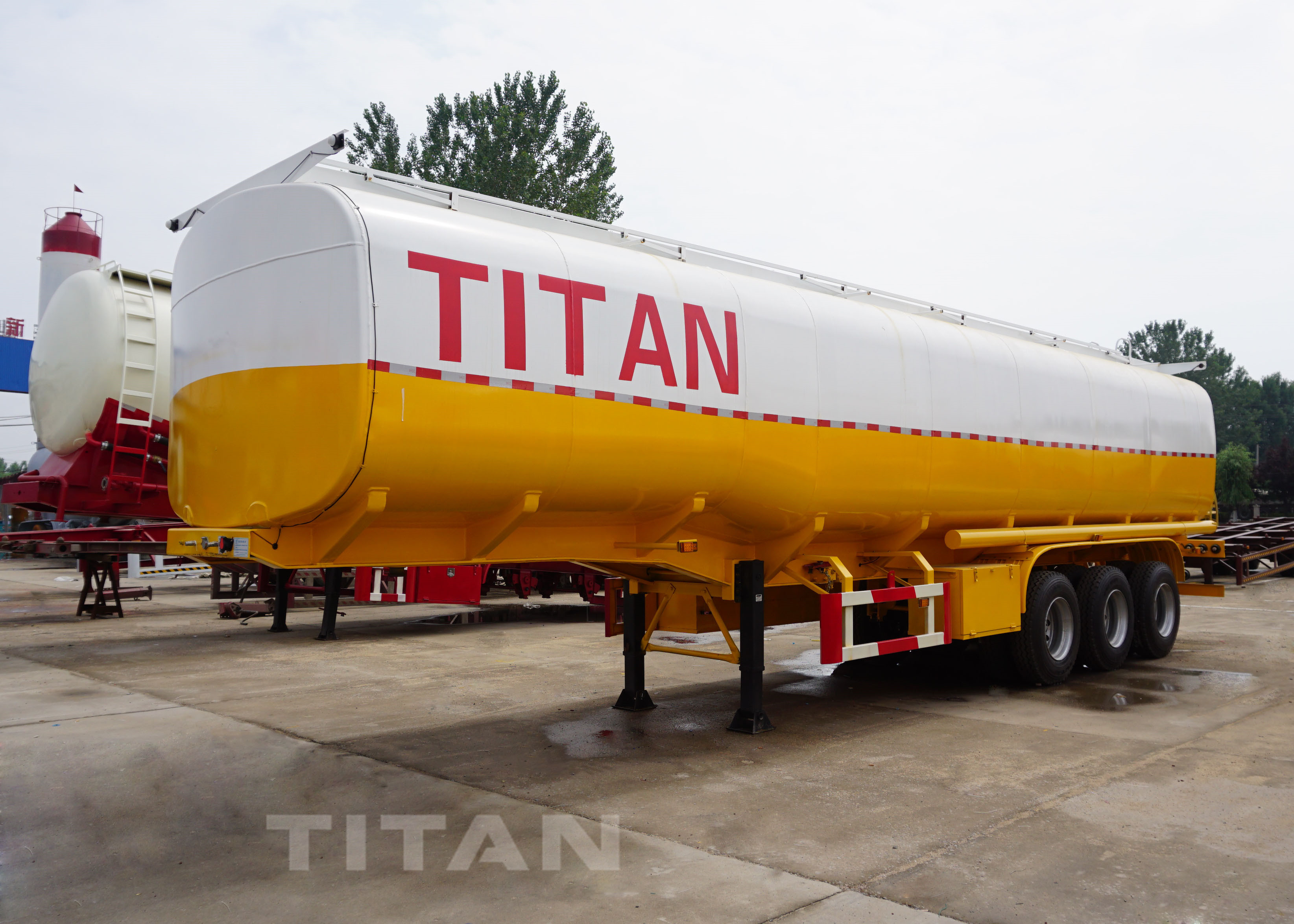 33000 liter fuel transportation tanker trailer carry edible oil and