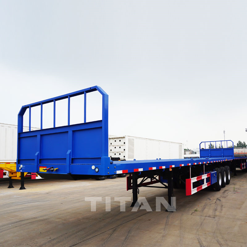 heavy duty 20 foot 40 foot flatbed trailer cargo trailer manufacturers
