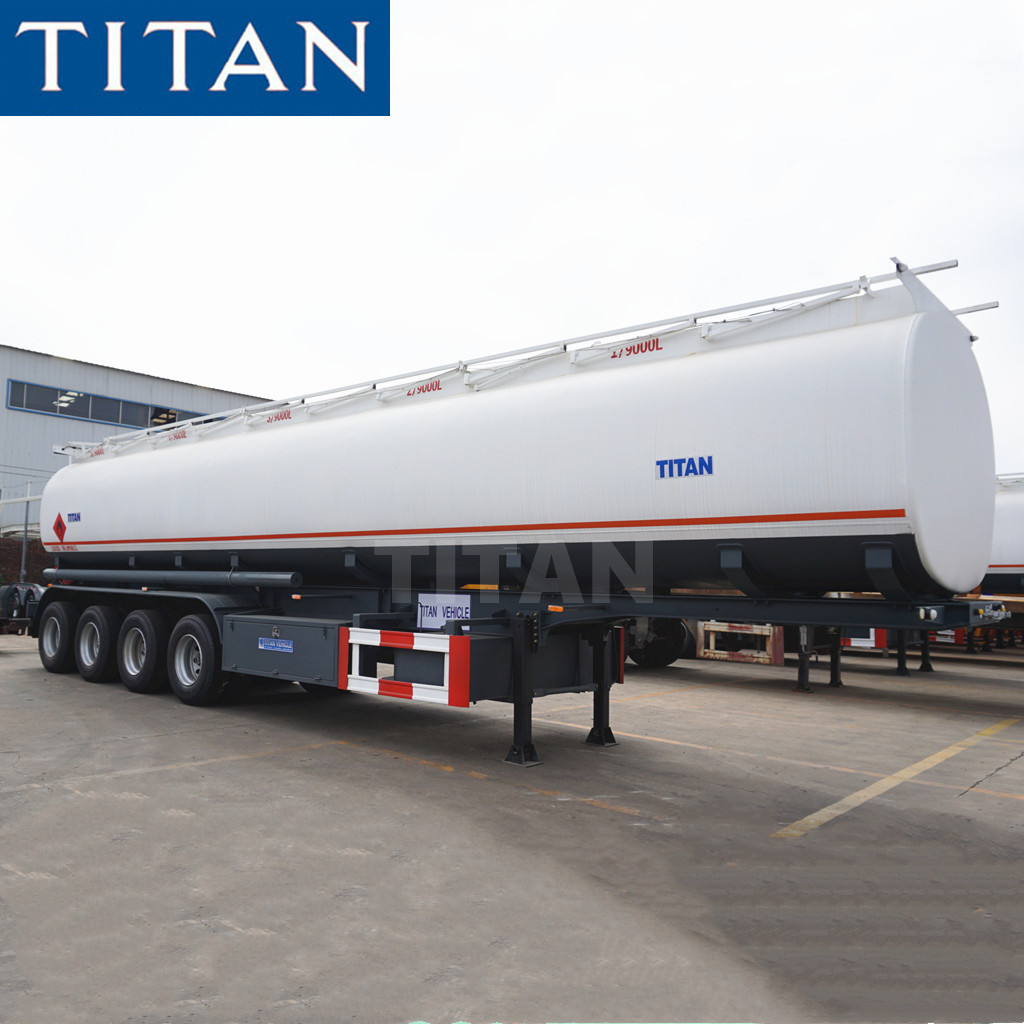 41000 Liters capacity fuel tank semi trailer , oil tank 