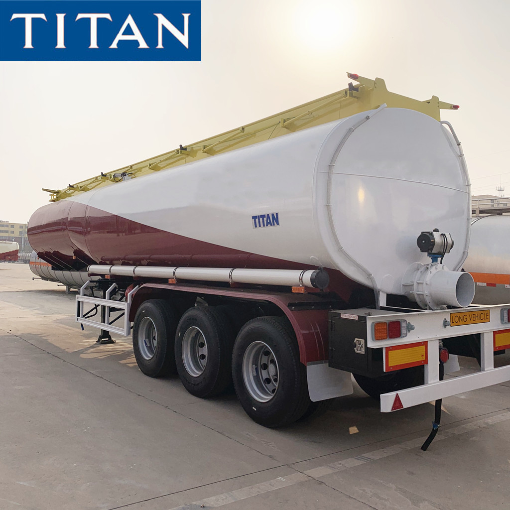 42000 liter 4 Compartments Fuel Tanker Trailer for Sale in Nigeria