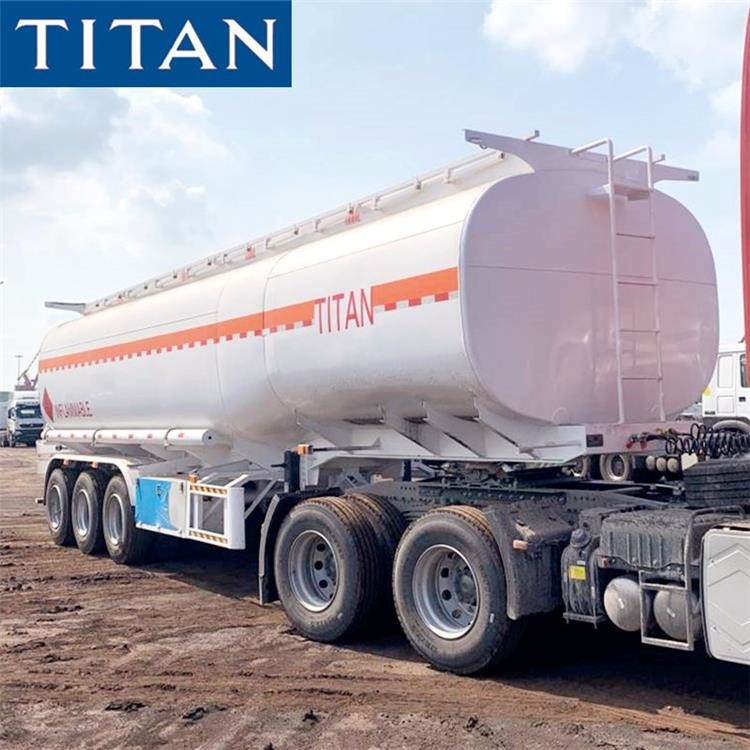 TITAN tri-axle 45000 liters oil transport fuel tanker trailers