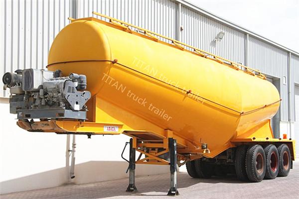 Silo cement bulker trailer with 30 tons 50 tons loading capacity
