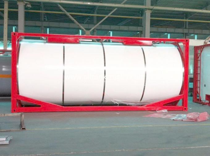 China Carbon Steel Diesel Fuel Storage Tank ISO Tank 20FT 