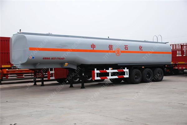TITAN stainless steel fuel/oil tank semi trailer with 